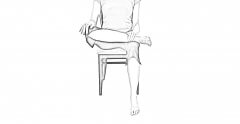 Sitting Figure 4-2 | Glute Stretches