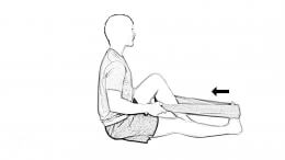 Sitting Calf Stretch 2