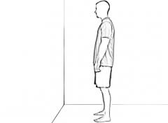Standing Calf Stretch 1 | Helps Achieve Full Lotus