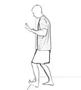 Standing Soleus Stretch 2 | Calf Stretches