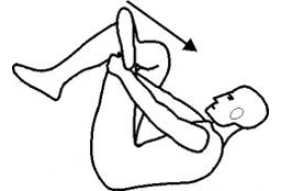Figure Four Stretch - Flexibility - Buttocks Stretching
