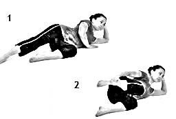 Pretzel Stretch - Quadriceps Stretch