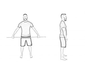 Shoulder mobility with stick-1