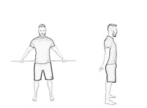 Shoulder mobility with stick-2